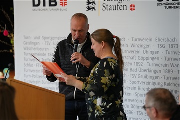 v.l.: Lothar Hilger und Angela Allmendinger